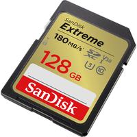 Gambar SanDisk SD Card Extreme 128GB 180MB/s UHS-I SDXC Memory Card dari Glie Cam Kota Administrasi Jakarta Pusat 3 Tokopedia