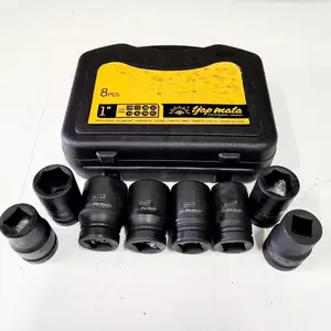 Mata Sock Impact / Kunci Sock Roda Truk Socket Set 1 Inch Set 8pcs