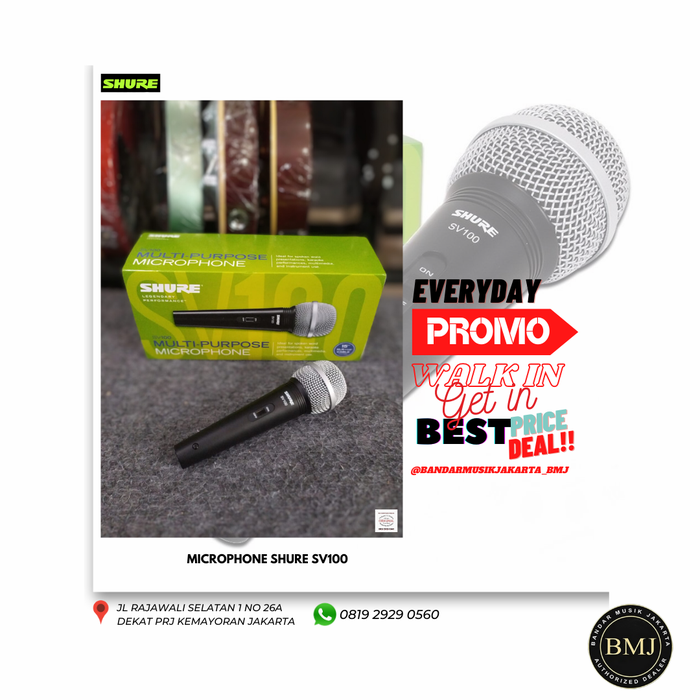 Gambar Shure SV100,BMJ dari Bandar Musik Jakarta BMJ Kota Administrasi Jakarta Pusat Tokopedia
