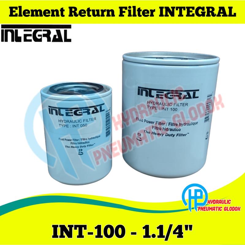 Return Filter Hydraulic INT-100 - 1.1/4 Inch INTEGRAL Element Only ...