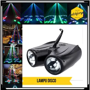 Lampu LED Laser Lighting Panggung Lampu Disko RGB Disco Kontrol Suara