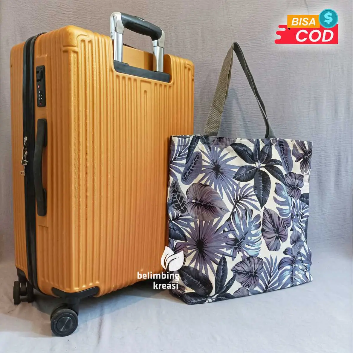 Tas baju pakaian bepergian besar lipat Travel bag jumbo TBJKM TP