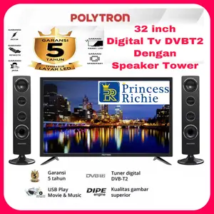 Polytron led tv 32 inch Digital tv 32TS1503 plus speaker
