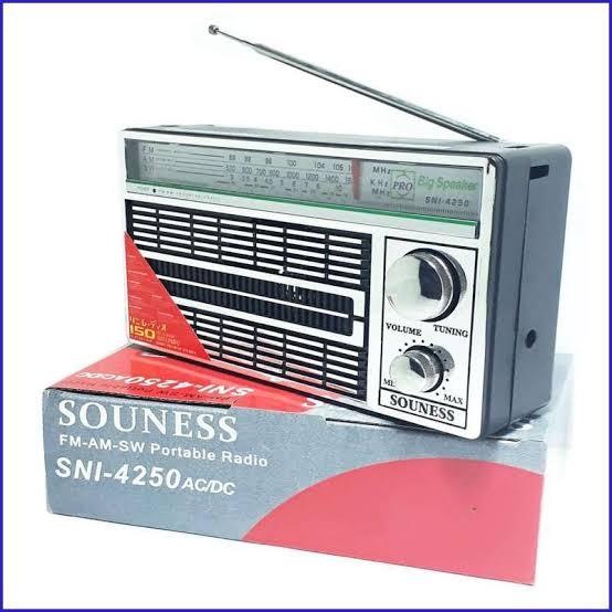 Gambar New Souness Klasik Radio FM Portable Rechargeable AC/DC dari winnerelectronicstore28 Kota Medan Tokopedia