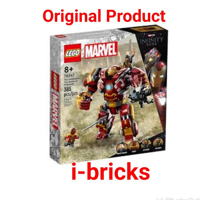 Gambar LEGO Superheroes 76247 The Hulkbuster The Battle of Wakanda dari I-Bricks Kota Administrasi Jakarta Utara Tokopedia
