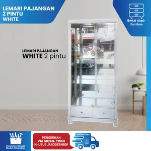 Nota Invoice Lemari Pajangan / Lemari Hias / Lemari Kaca Minimalis Full Putih