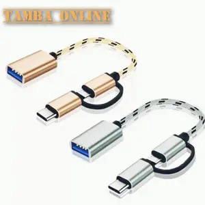 2in1 Type-C OTG To USB 3.0 Interface OTG Adapter Cable Fast Transfer