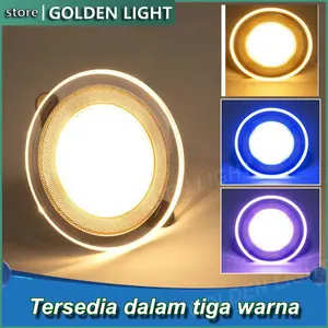 LAMPU DOWNLIGHT LED 3 WARNA 6WATT LAMPU PLAFON