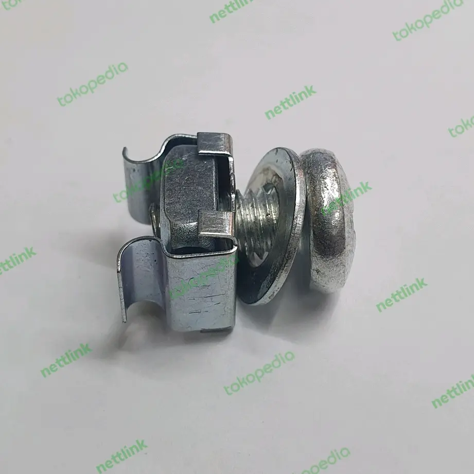 cage nut M6, baut mur rack M6