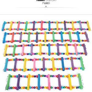 MAINAN BURUNG PARROT SG FALK JEMBATAN TANGGA WARNA GANTUNG AVR-YW-0064