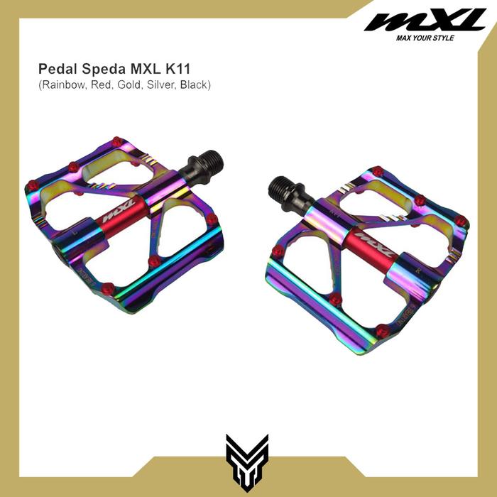 Gambar MXL Pedal Sepeda Lipat MTB Roadbike K11 Bicycle Pedals Alloy Stainless - Gold dari MXL Sports Indonesia Kota Administrasi Jakarta Selatan 4 Tokopedia