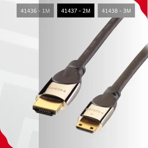 Gambar Kabel HDMI LINDY Mini HDMI to HDMI 2.0 4K x 2K 60Hz 3D 2160P Camera - 41436 - 1M dari LINDY INDONESIA Kota Administrasi Jakarta Barat 5 Tokopedia