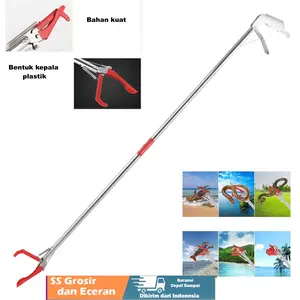 Alat Penjepit Ular Stainless/Alat Penjepit Sampah/penjepit Belut