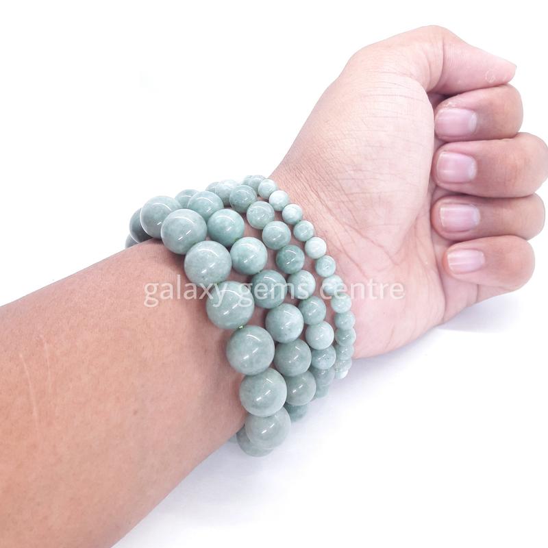 Gelang Batu Natural Giok Burma Jadeite Jade Original 1