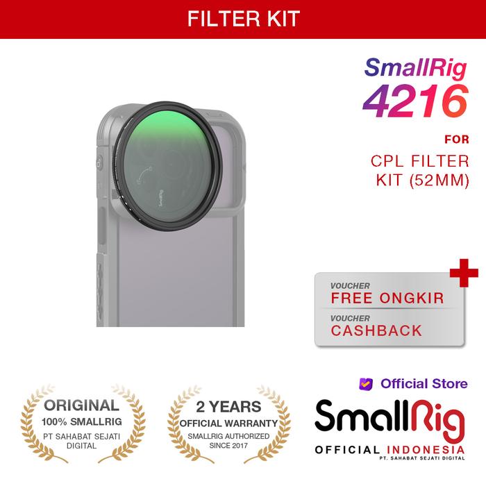 Gambar SmallRig Ultra thin Filter MagEase Magnetic CPL Filter 52mm 4216 dari Smallrig Indonesia Kota Administrasi Jakarta Pusat Tokopedia
