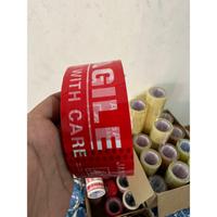 Gambar FLYHOME Fragile merah 72yard 48mm x 72yard 1 roll Lakban Fragile ECO - Merah dari Flyhome Brand Lokal Kota Bekasi 5 Tokopedia