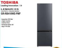 Gambar TOSHIBA GR-RB410WE-PMF(37) Kulkas 2 Pintu Bottom Freezer | Inverter PureBio dari BAHAGIA ELEKTRONIK Kota Administrasi Jakarta Pusat 2 Tokopedia