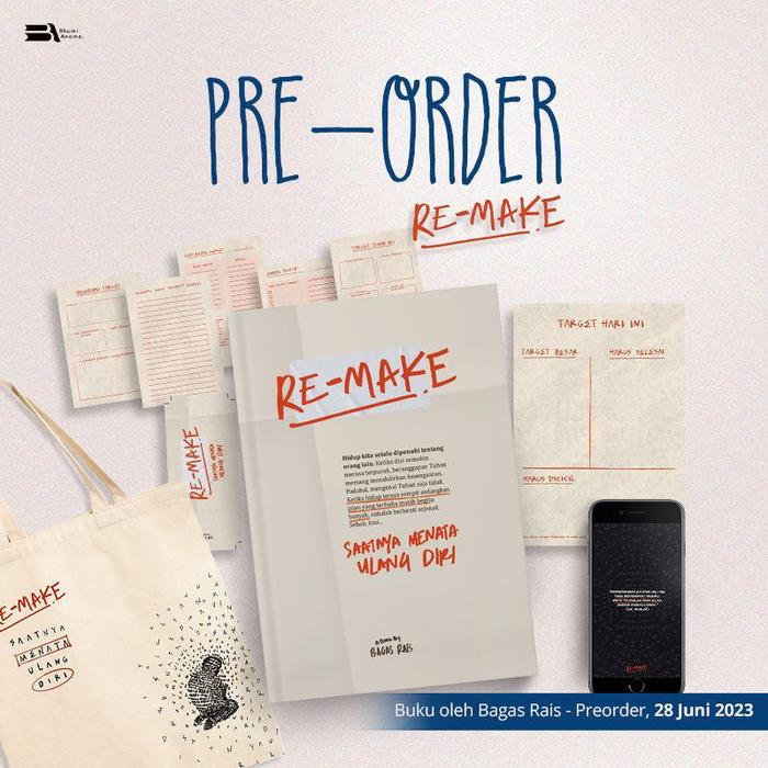 Gambar Pre Order Buku Novel Re-Make: Saatnya Menata Ulang Diri - Bhumi Anoma dari Bumi Fiksi Makassar Kota Makassar Tokopedia