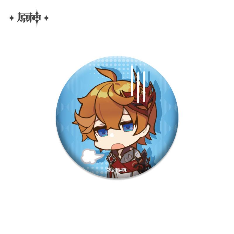 Childe - Genshin Impact Chibi Emoji Badge - Official Merchandise - Shop ...