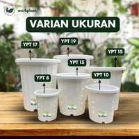 Gambar Pot Yogap (Extra Drainase) - Ukuran 17 Pot Bunga Tanaman Hias Tebal - Merah Bata, 1 pcs dari workplant official Kota Surabaya 4 Tokopedia