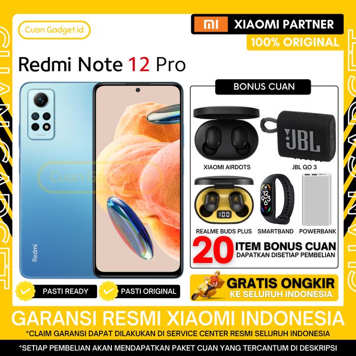 Gambar XIAOMI REDMI NOTE 12 PRO 4G 8/256 NOTE12 PRO 4G 6/128 GARANSI RESMI - 6/128 BLUE, TANPA BONUS dari Cuan Gadget.id Kota Bekasi Tokopedia
