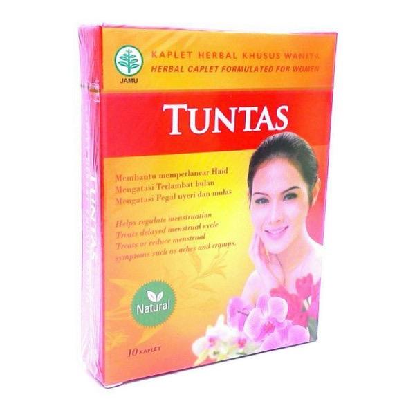 Pil Tuntas Box isi 10 Kaplet (Melancarkan Haid)
