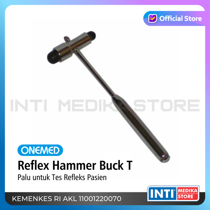 Gambar ONEMED - Reflex Hammer Buck T | Palu Tes Refleks Pasien dari INTI MEDIKA STORE Kota Administrasi Jakarta Barat Tokopedia