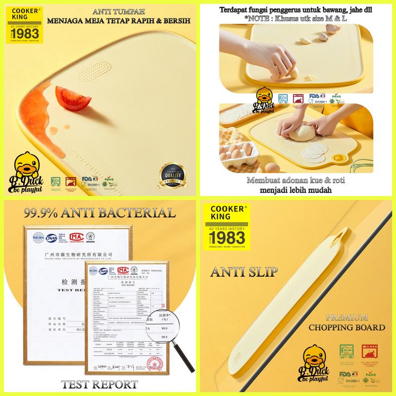 Cooker King Talenan Chopping Board Anti Bacterial BDUCK Premium Series 5