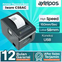 Gambar PRINTER KASIR THERMAL IWARE IW-58AC AUTO CUTTER dari Axelpos Kota Administrasi Jakarta Pusat 1 Tokopedia