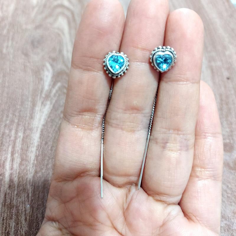Anting perak wanita korea style 2