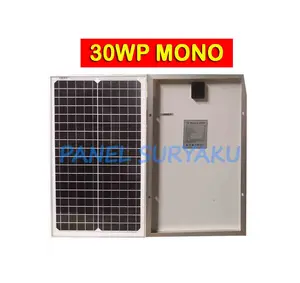 Solar Panel/Panel Surya 30Wp Mono 30wp Monocrystalline HQ