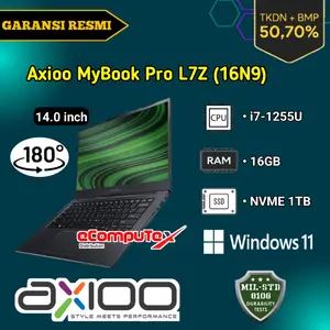 LAPTOP AXIOO MYBOOK PRO L7Z (16N9) i7 / 16GB / NVME 1TB 14" TKDN RESMI
