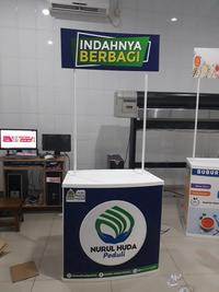 Gambar Meja Promosi Event Desk + Cetak Sticker + Booth Portable Meja Jualan dari Percetakan Ayo Ngeprint Bekasi Kota Bekasi 3 Tokopedia