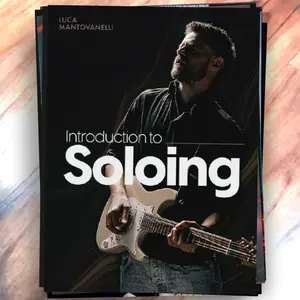 Buku Tab Gitar Luca Mantovanelli - Introduction To Soloing Masterclass