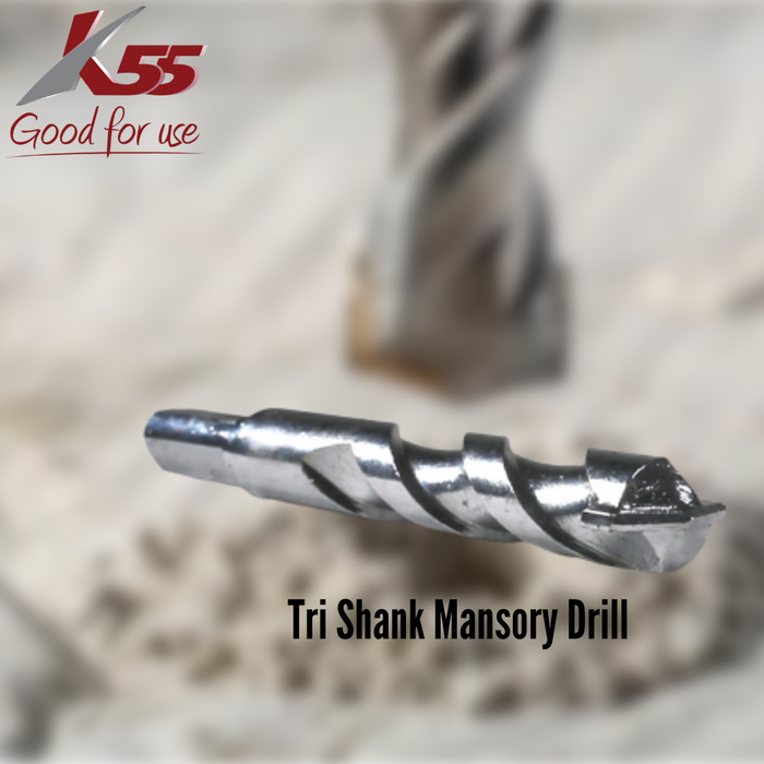 Gambar K55 Mata Bor Beton Pegangan Segitiga / MANSORY DRILL TRI-SHANK HOLDER dari MST TOOLS Kota Administrasi Jakarta Barat Tokopedia