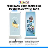 Gambar PROMO Cetak Door Frame + Cetak / Stand Display Banner 60x160 cm - Door Frame Besi, Flexy Standard dari Percetakan Ayo Ngeprint Bekasi Kota Bekasi 2 Tokopedia