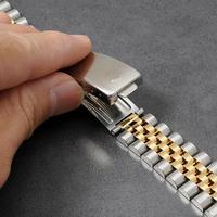 Gambar 20mm Jubilee Strap End Curved Stainless Steel Tali Jam tangan - Gold dari Tali Jam Tangan com Kota Tangerang Selatan 2 Tokopedia