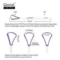 Gambar QoraL PRIME pembersih lidah / sikat lidah / tongue cleaner - Blue dari QoraL ID Kota Administrasi Jakarta Utara 3 Tokopedia