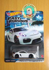 Gambar Hot Wheels Hotwheels Fast & Furious Porsche 718 Cayman GT4 dari Hippoeatgrass Kota Administrasi Jakarta Barat 1 Tokopedia