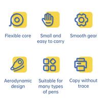 Gambar Deli Retracable Correction Tape / Pita Koreksi 6m Free Refill EH363 - Dengan Refill dari Deli Stationery Indonesia Kab. Tangerang 3 Tokopedia
