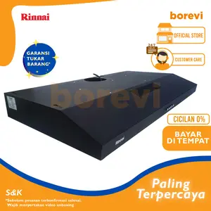 RINNAI RH 229B COOKER HOOD SLIM HOOD PENGHISAP ASAP KOMPOR RH229B