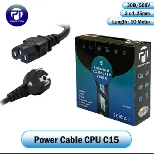 KABEL POWER CPU 1,25mm-1,75mm 1,8m, 2m, 3m, 5m, 10m Garansi 2 thn