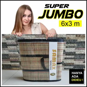 Tkar Lipat Mendong Super Jumbo 6 x 3 m
