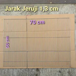 sekat kandang kelinci Galvanis ada 5 ukuran