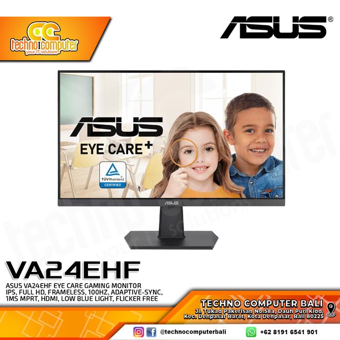 Gambar LED Monitor ASUS VA24EHF - 24inch FHD 100Hz IPS Gaming Monitor dari Techno Computer Bali Kota Denpasar Tokopedia