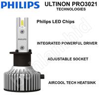 Gambar LAMPU LED CRV GEN3 2007-2012 PHILIPS ULTINON PRO3021 Bohlam Headlamp dari bohlamhid Kota Tangerang 3 Tokopedia