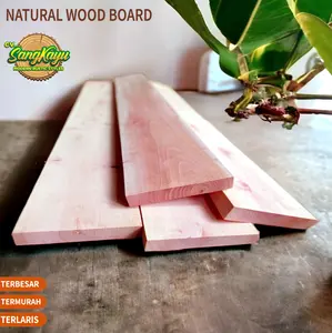 Papan kayu 20x30x1,5 cm Wooden Scrap board nampan talenan kayu