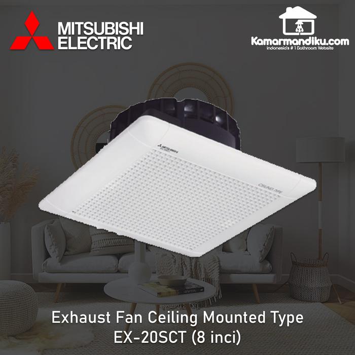 Gambar MITSUBISHI EX-20SC5T Ceiling Mounted Ventilator |Exhaust Fan|Asli dari kamarmandiku.com Kota Administrasi Jakarta Timur Tokopedia