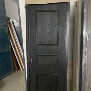 Pintu Pvc Motif Laminated Hitam