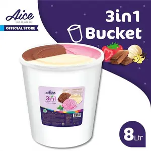 Aice Ice Cream Family Bucket 3in1 8 Liter